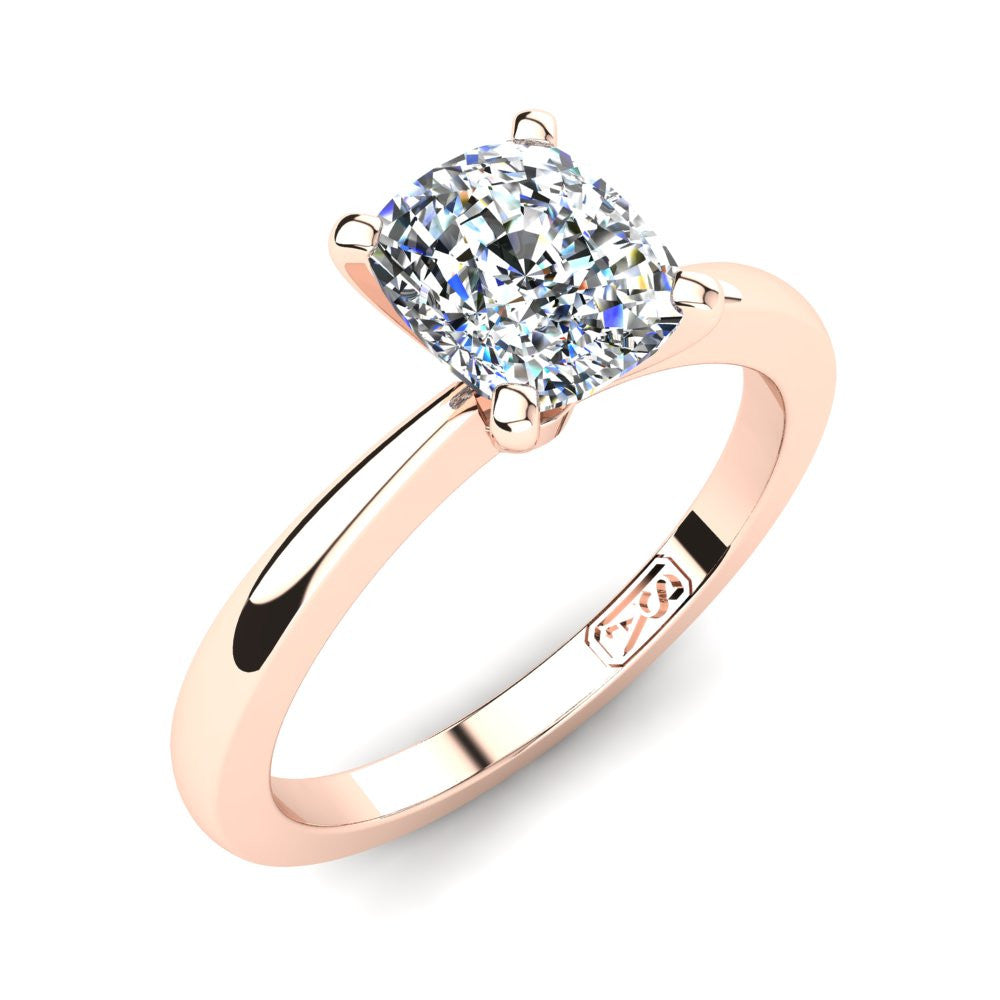 'Grace' Cushion Cut Lab Grown Engagement Ring