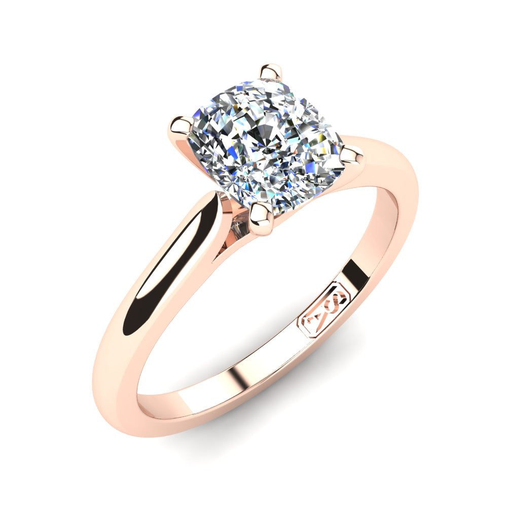 'Katie' Cushion Cut Lab Grown Engagement Ring