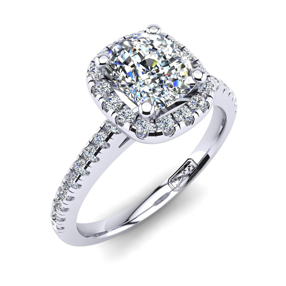 'Jenna' Cushion Cut Lab Grown Engagement Ring