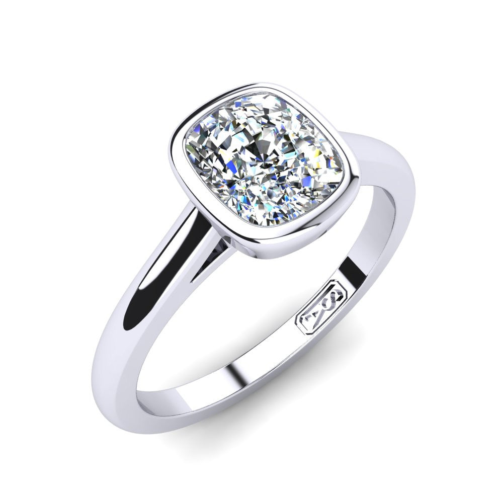 'Abbie' Cushion Cut Lab Grown Engagement Ring