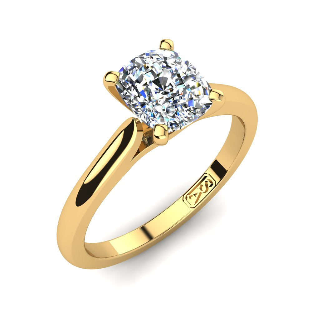 'Katie' Cushion Cut Lab Grown Engagement Ring