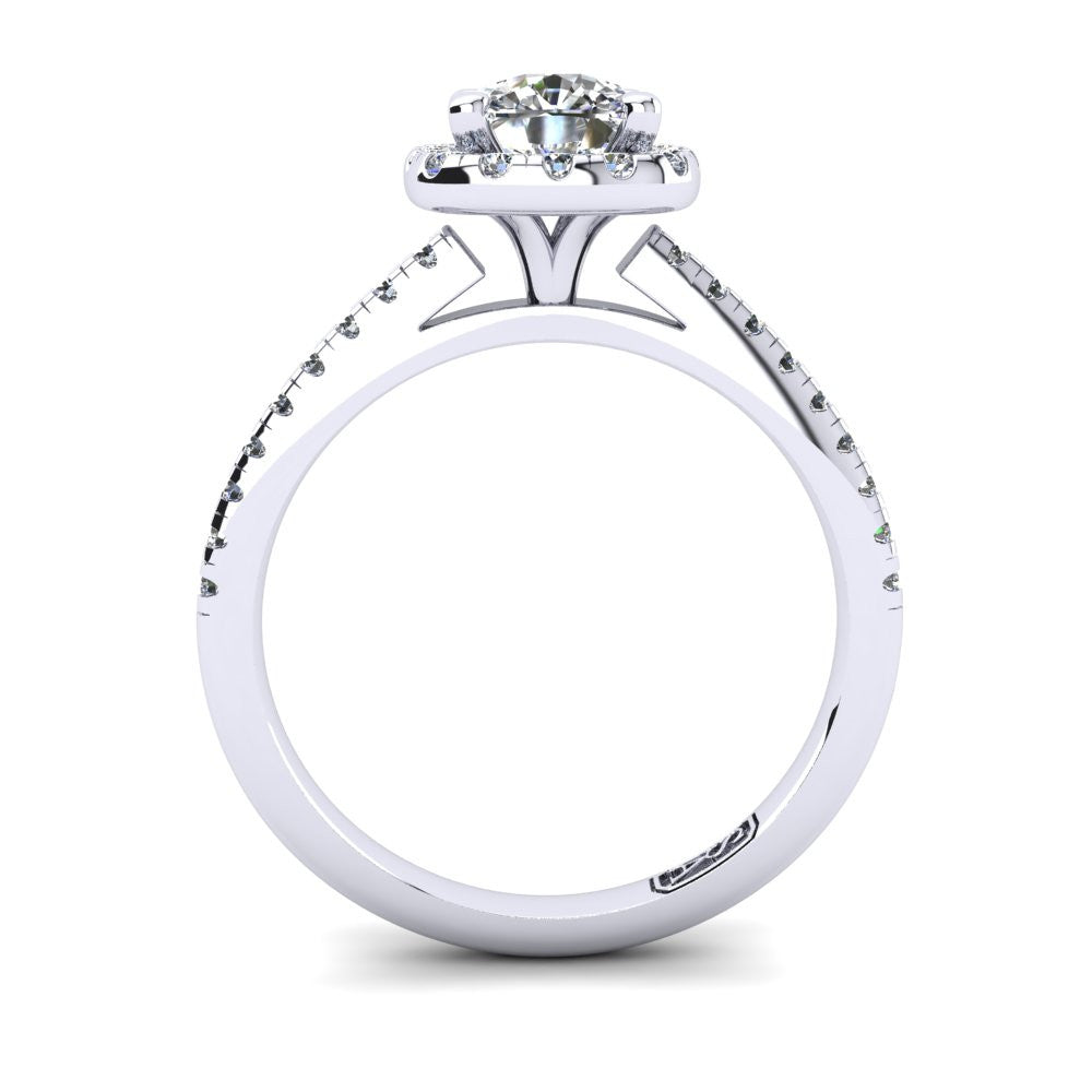 'Jenna' Cushion Cut Lab Grown Engagement Ring