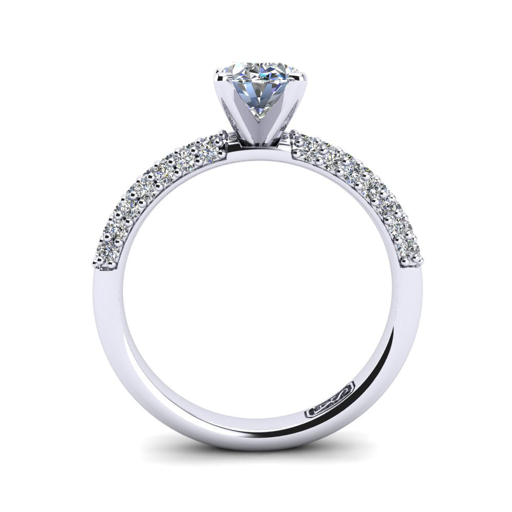 'Kylie' Oval Cut Lab Grown Engagement Ring