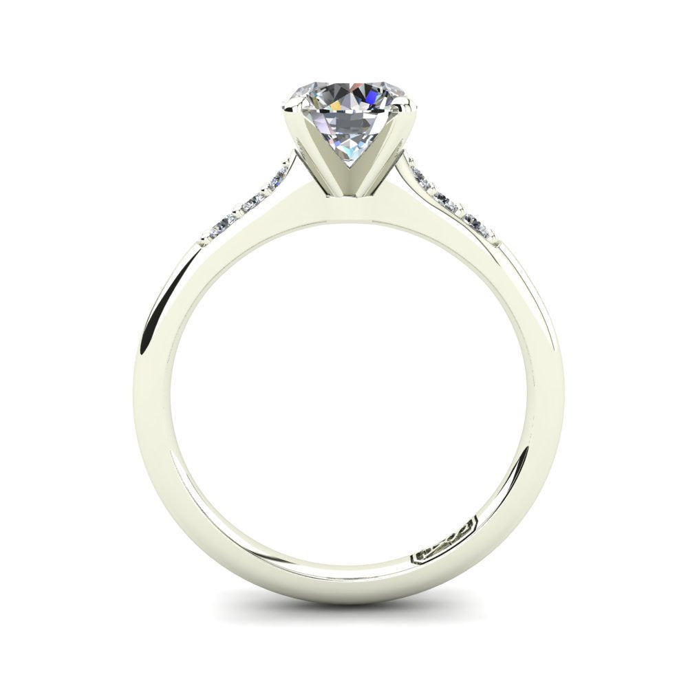 'Hope' Round Brilliant Cut Lab Grown Engagement Ring