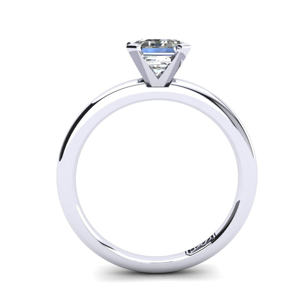 'Casey' Emerald Cut Lab Grown Engagement Ring