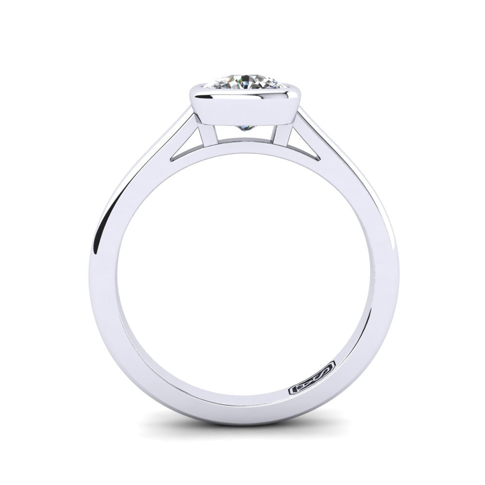 'Abbie' Cushion Cut Lab Grown Engagement Ring