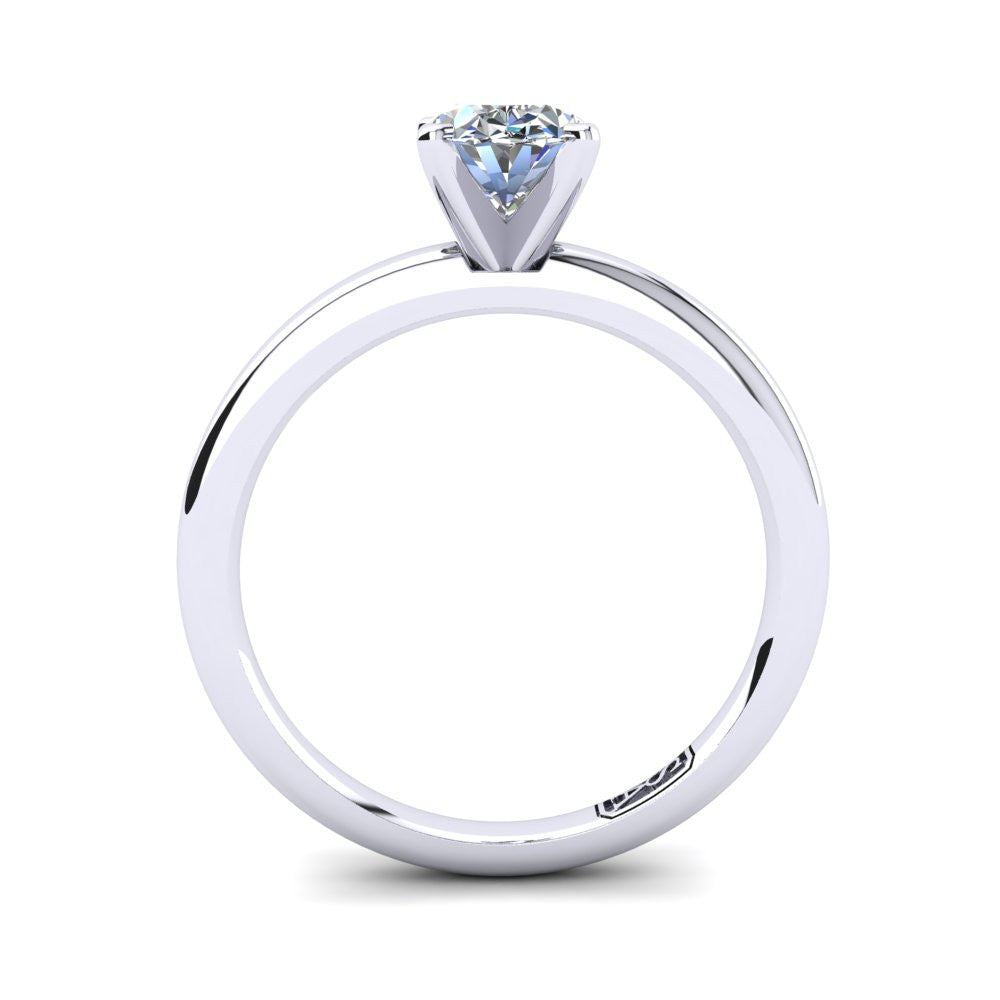 'Casey' Oval Cut Lab Grown Engagement Ring