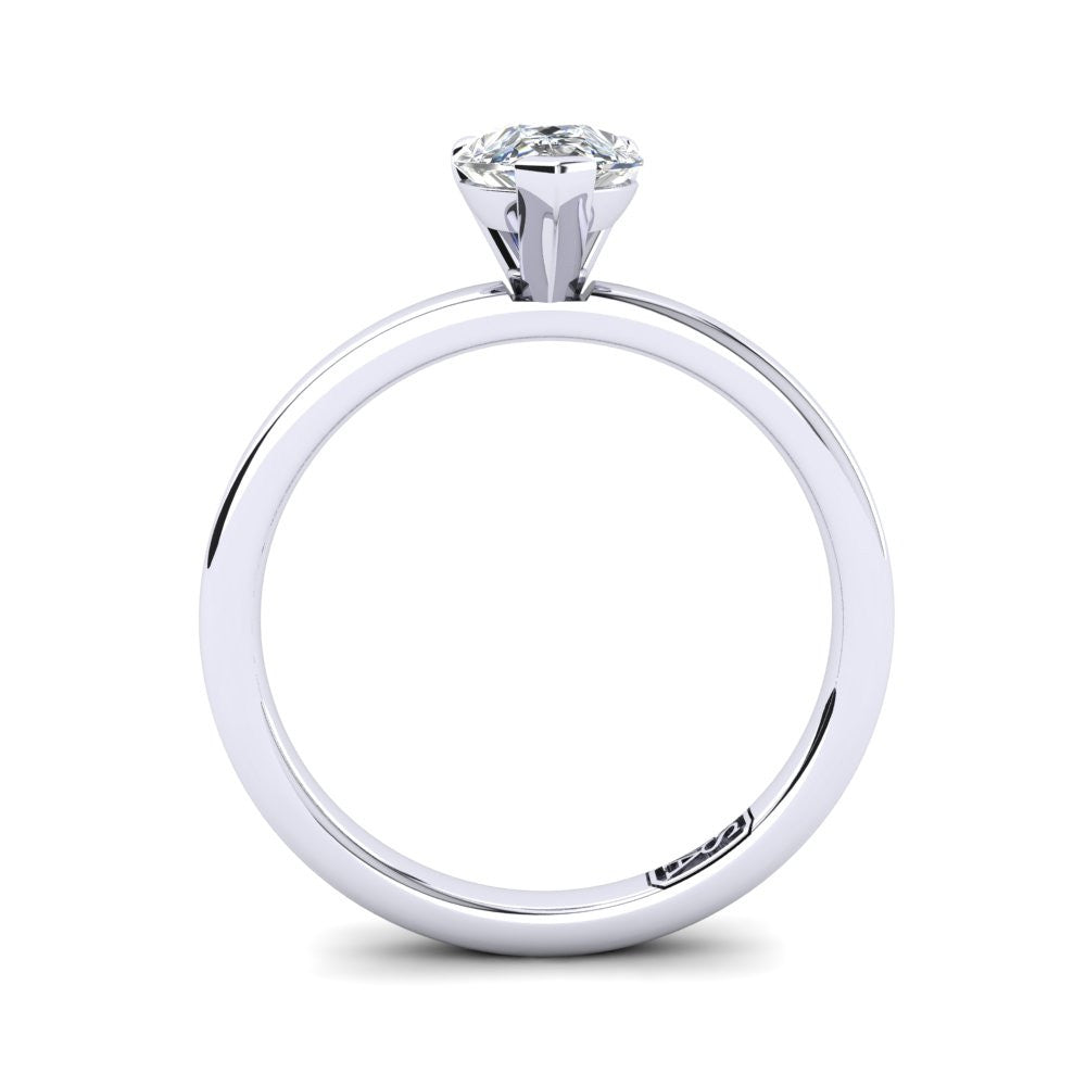'Fiona' Pear Cut Lab Grown Engagement Ring