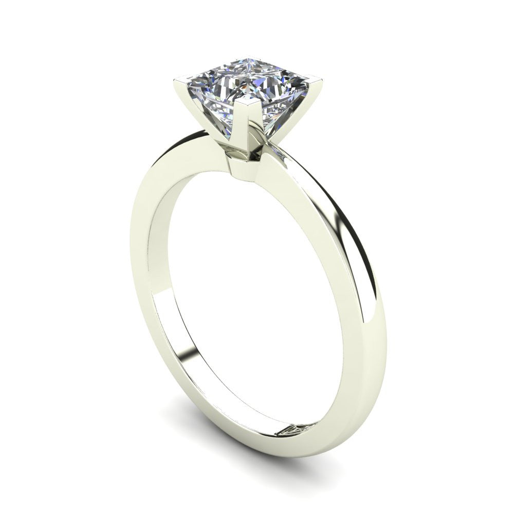 'Grace' Princess Cut Lab Grown Engagement Ring
