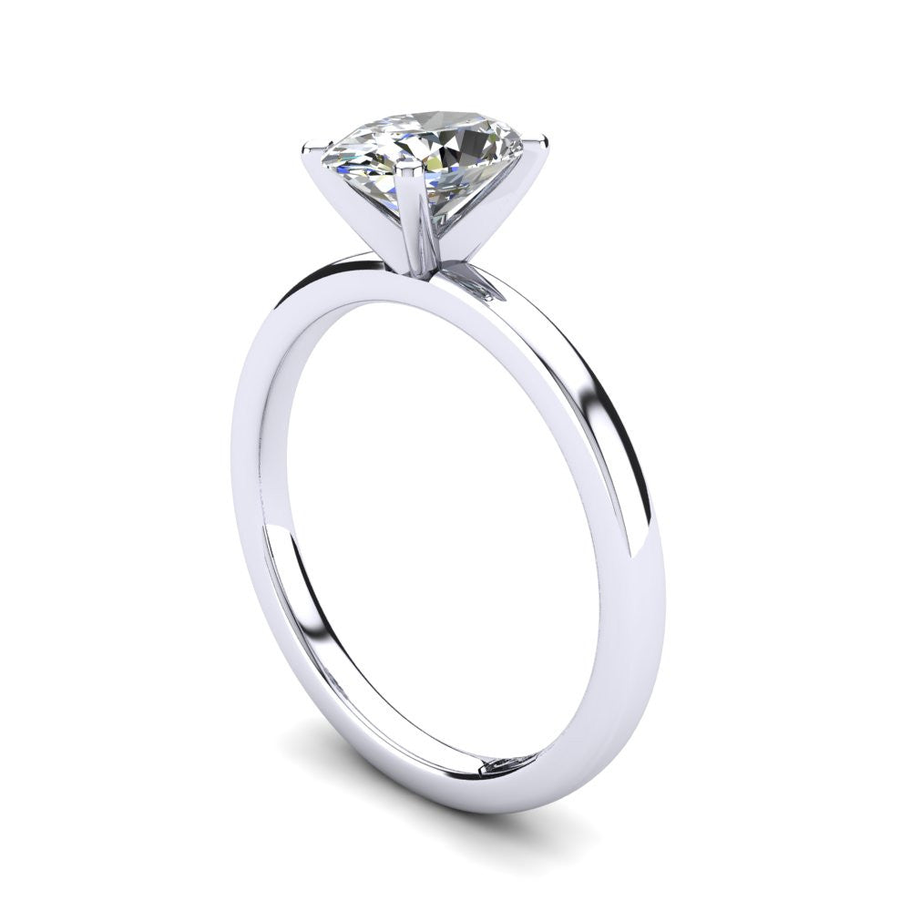 'Fiona' Oval Cut Lab Grown Engagement Ring