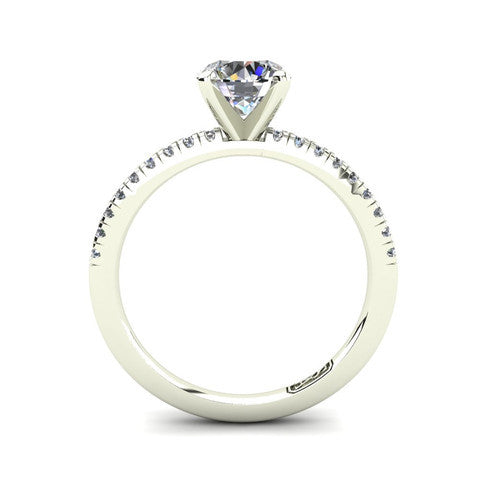 'Chloe' Round Brilliant Cut Lab Grown Engagement Ring