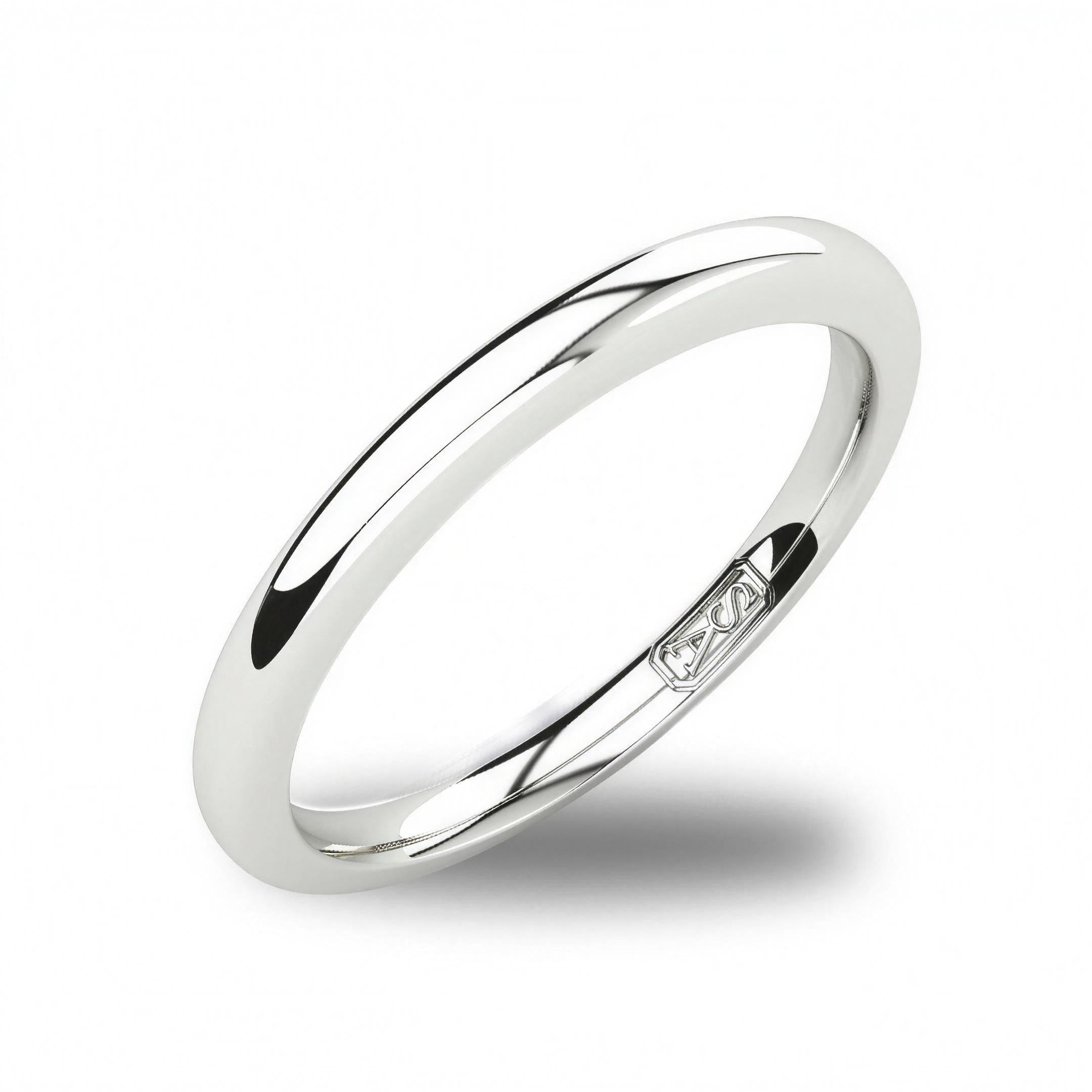 Classic Half Round Wedding Band