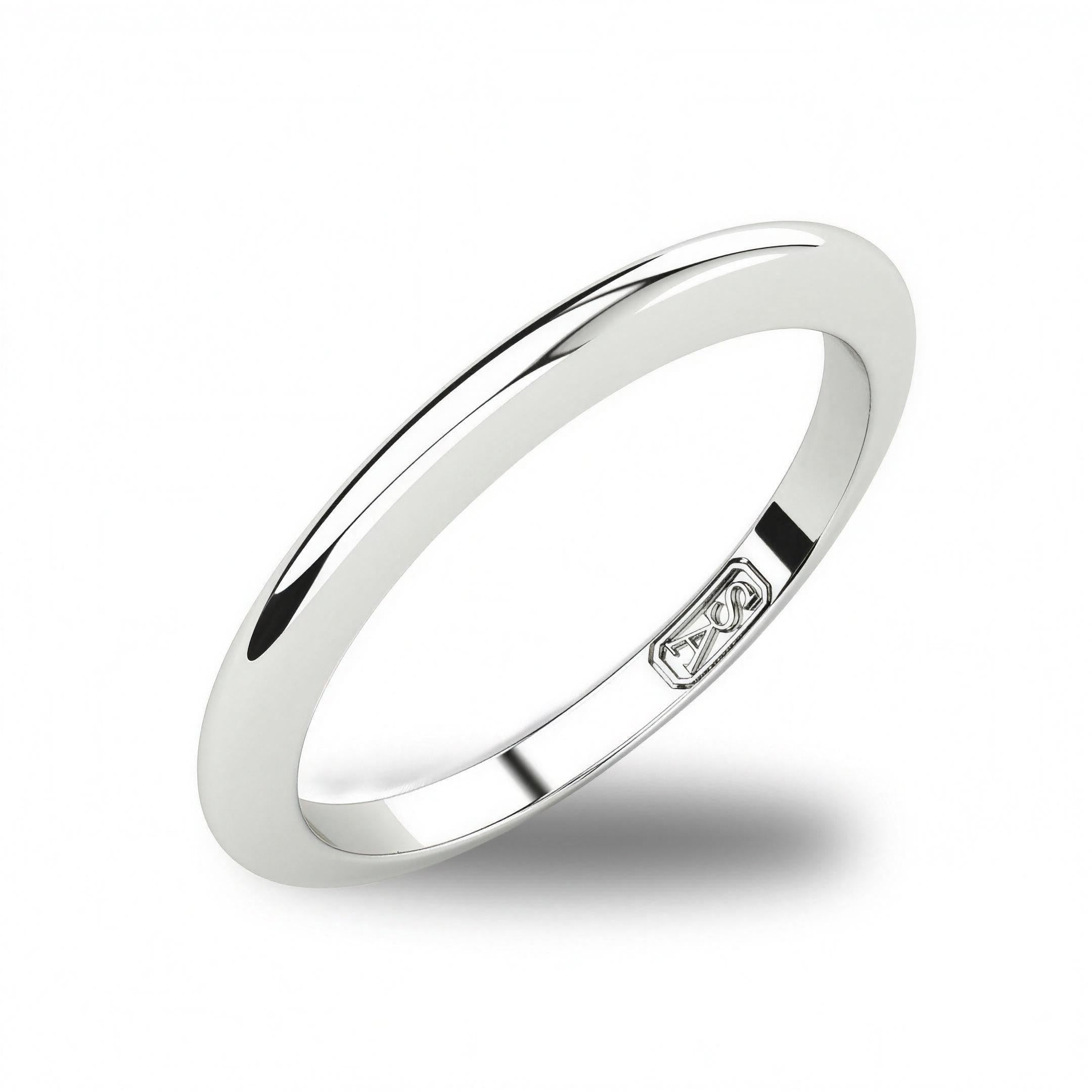 Classic Knife Edge Wedding Band