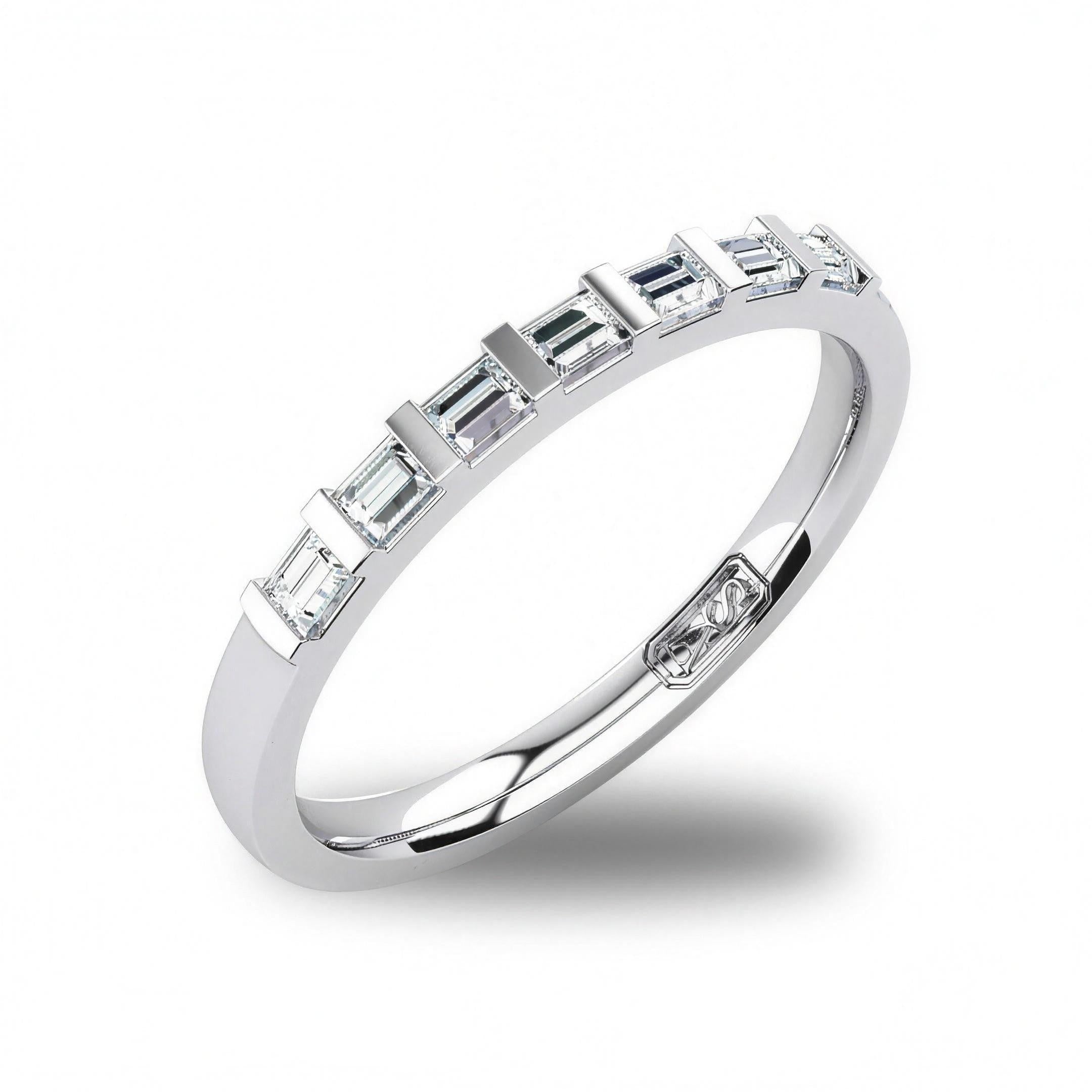 'Ester' Diamond Wedding Band