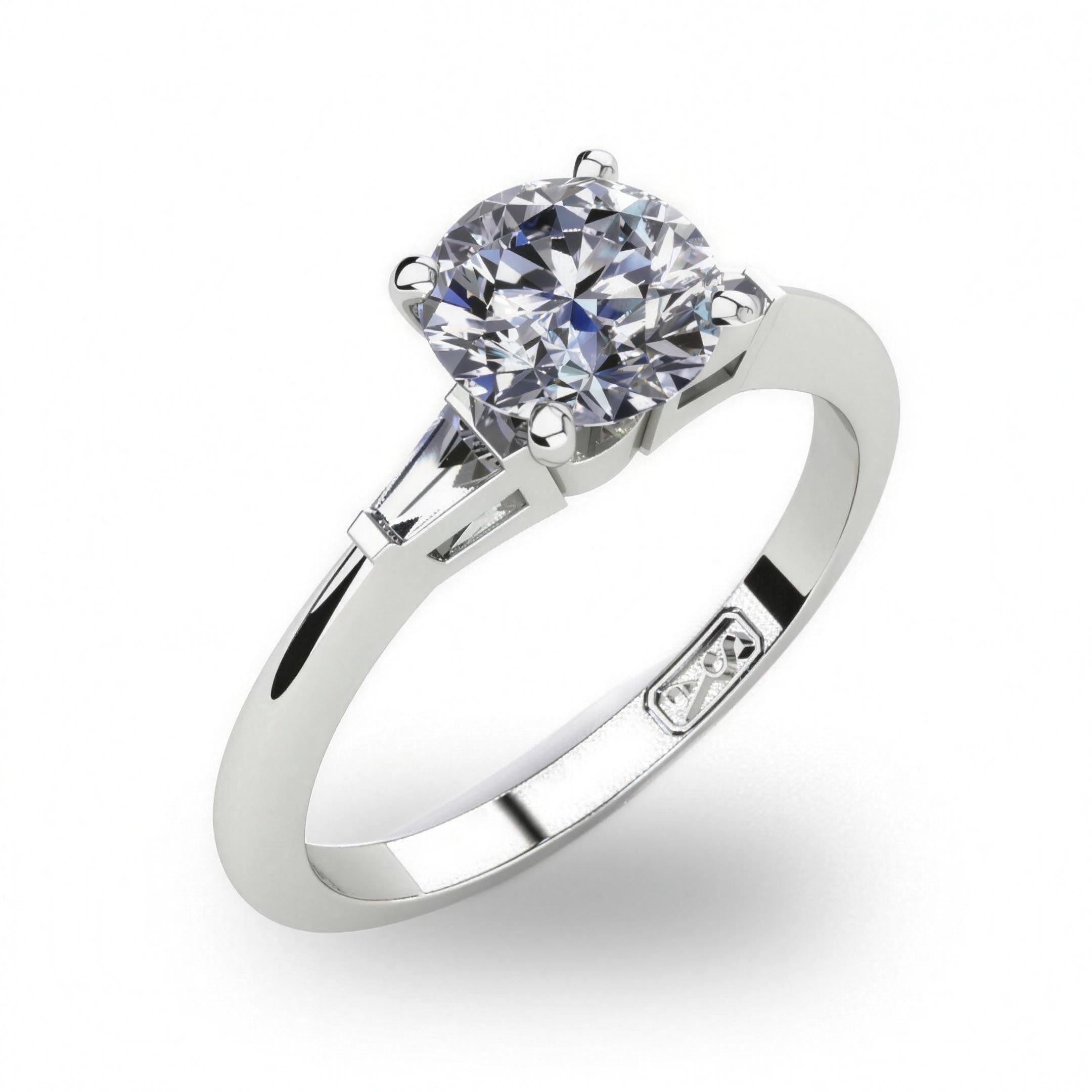 'Marni' Round Brilliant Cut Engagement Ring