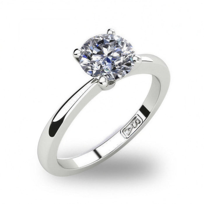 'Grace' Round Brilliant Cut Engagement Ring