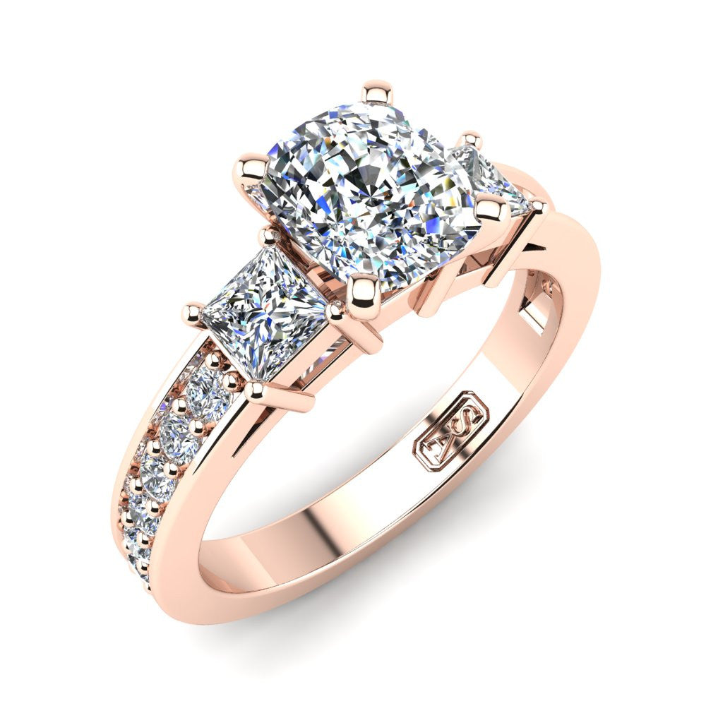 'Tayla' Cushion Cut Engagement Ring