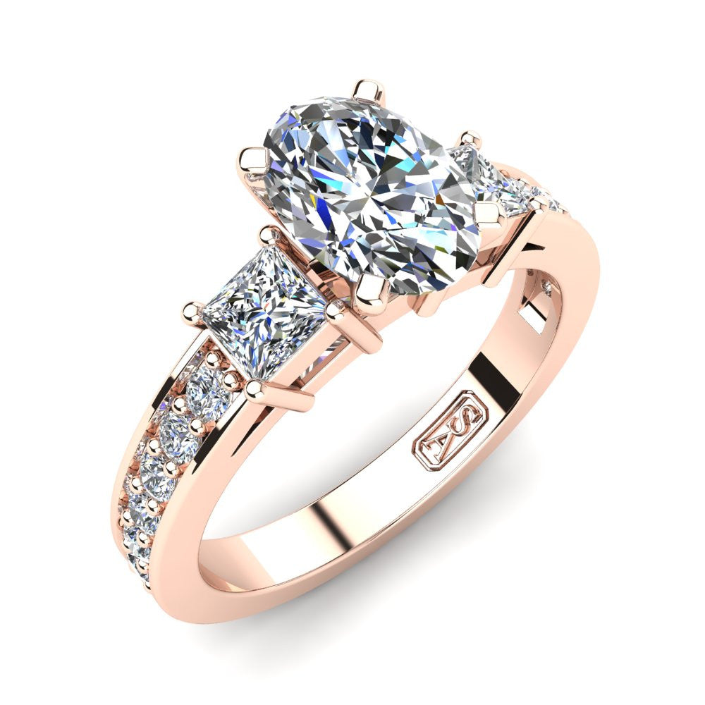 'Tayla' Oval Cut Engagement Ring