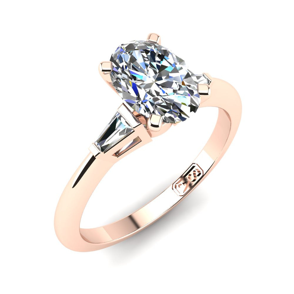 'Marni' Oval Cut Engagement Ring