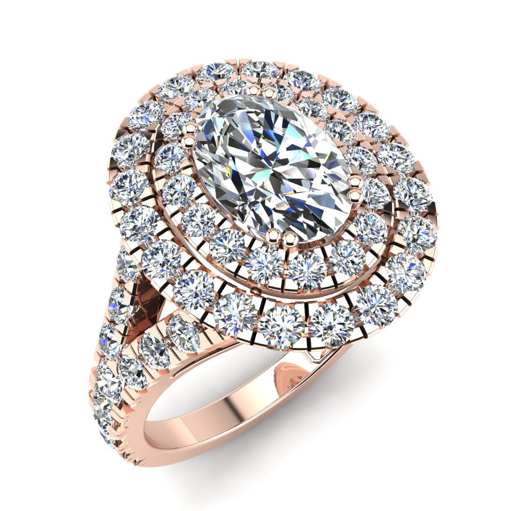 'Emma' Oval Cut Engagement Ring