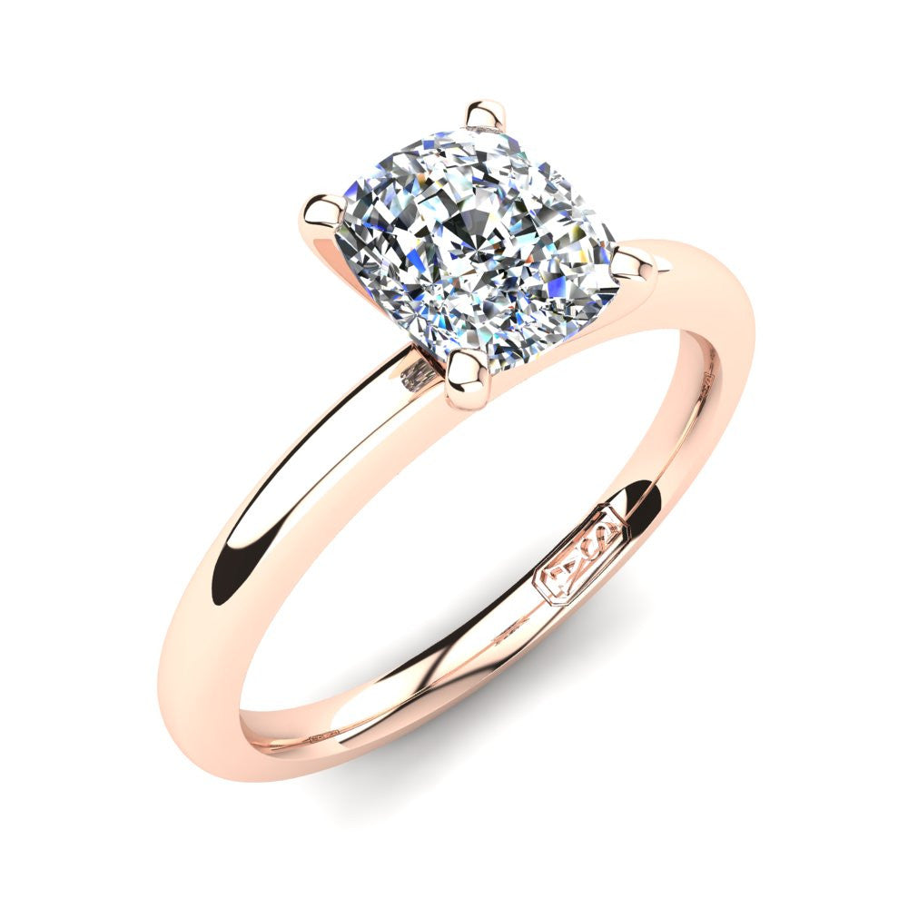 'Casey' Cushion Cut Engagement Ring