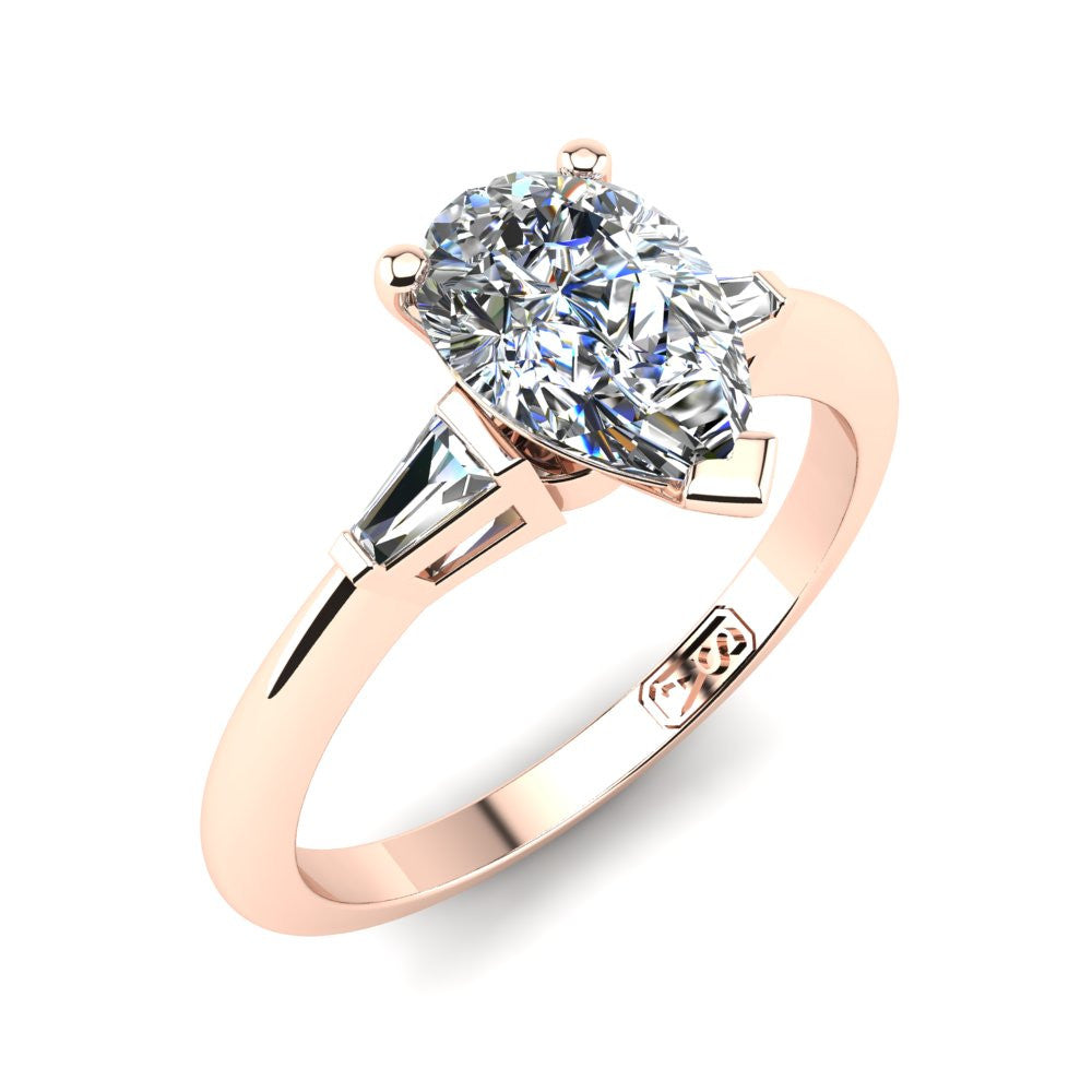 'Marni' Pear Cut Engagement Ring