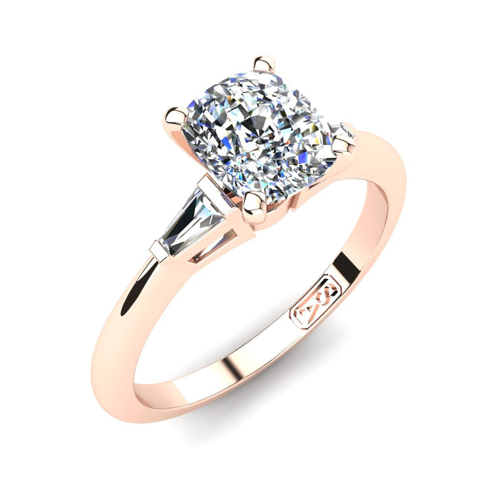 'Marni' Cushion Cut Engagement Ring