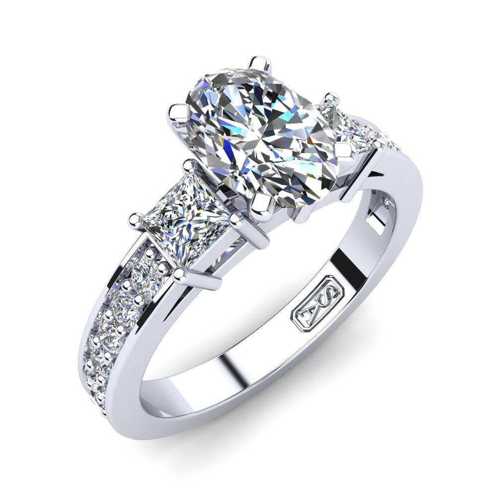 'Tayla' Oval Cut Engagement Ring