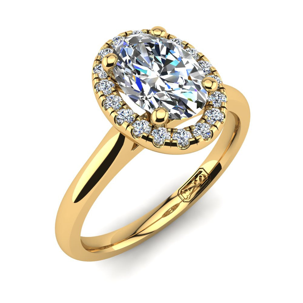 'Lola' Oval Cut Engagement Ring