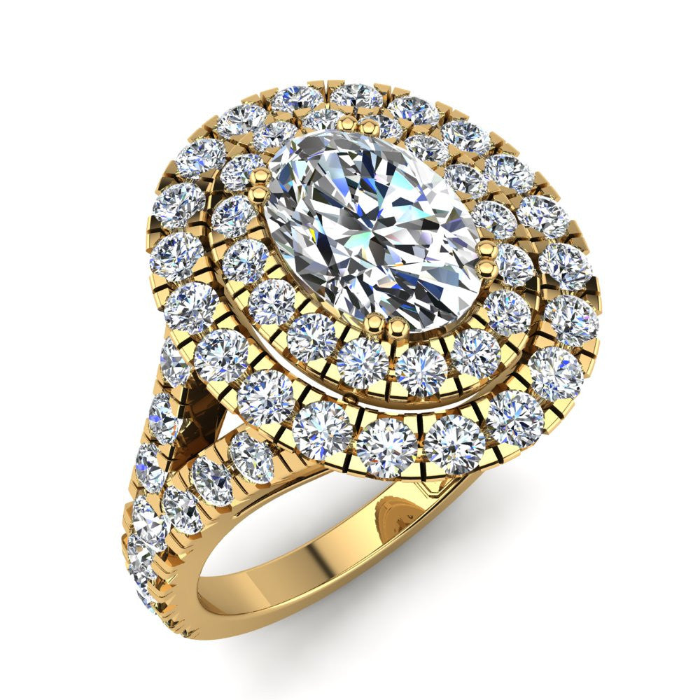 'Emma' Oval Cut Engagement Ring