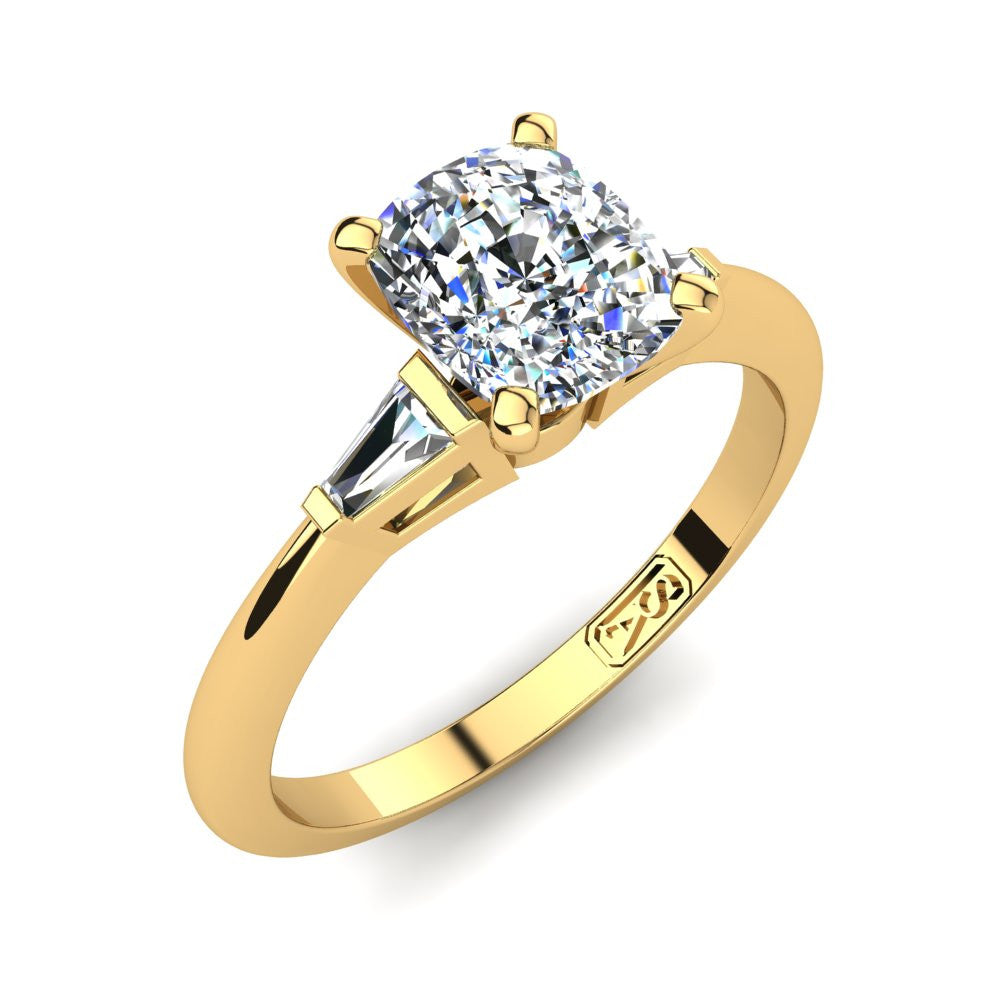 'Marni' Cushion Cut Engagement Ring