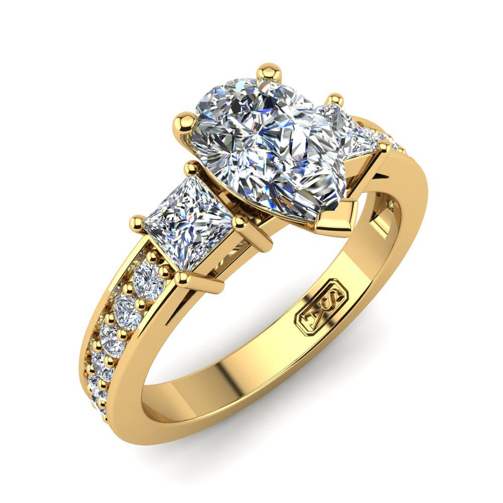'Tayla' Pear Cut Engagement Ring