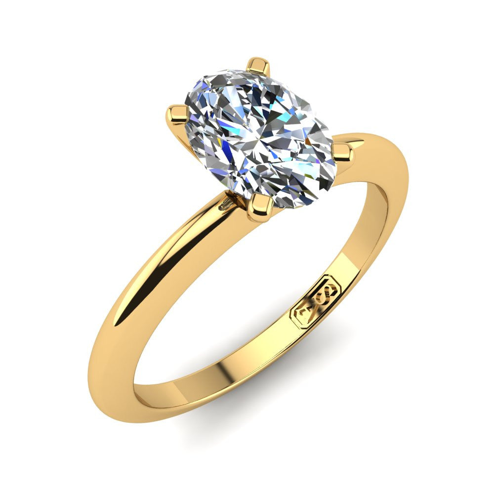 'Nicole' Oval Cut Engagement Ring