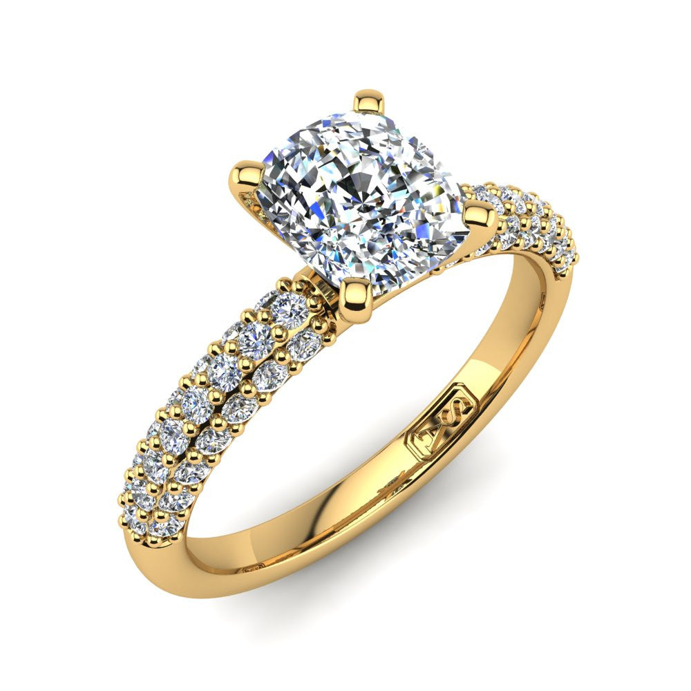 'Kylie' Cushion Cut Engagement Ring