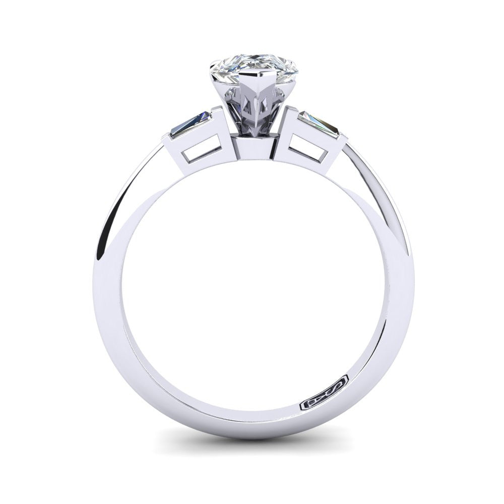 'Marni' Pear Cut Engagement Ring