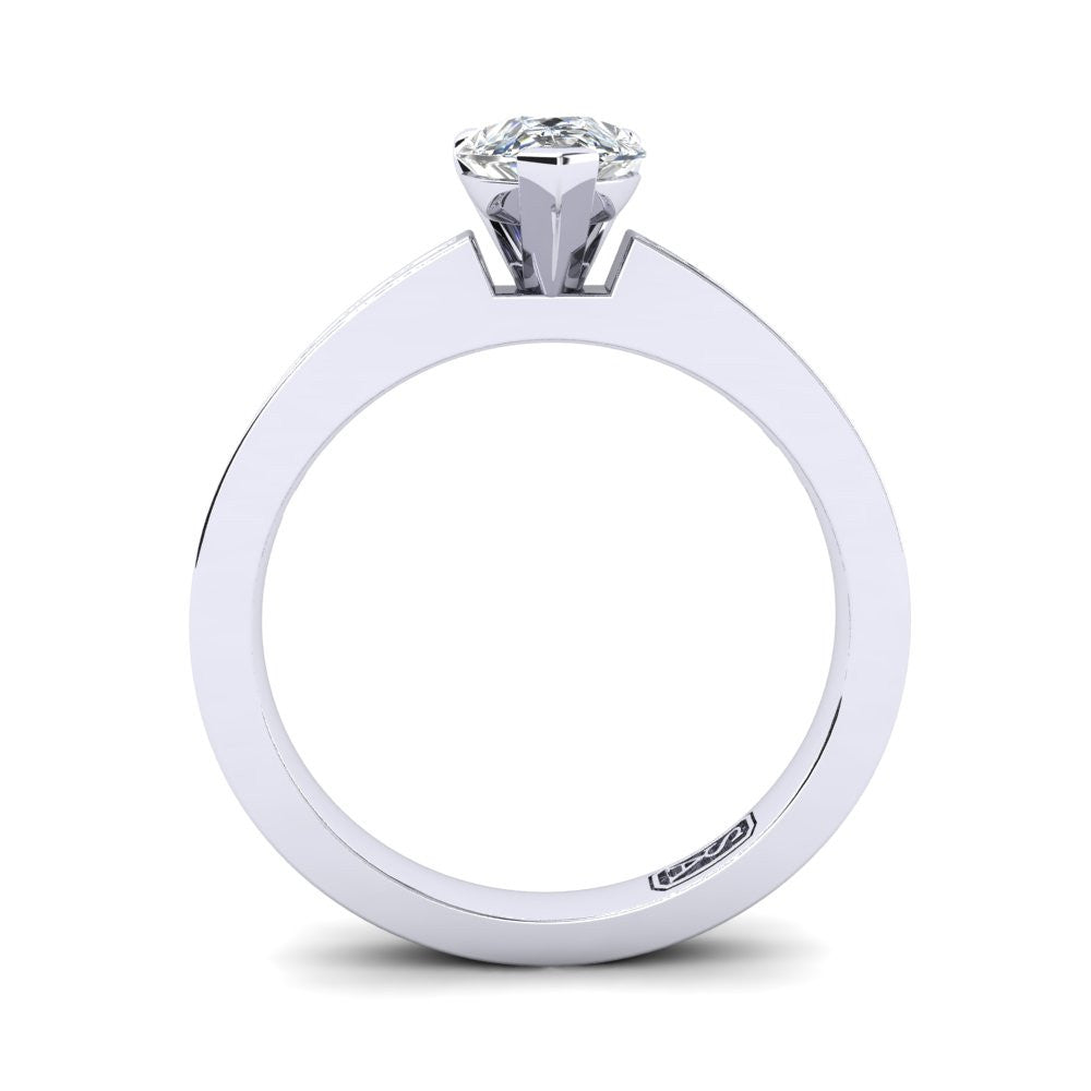 'Lydia' Pear Cut Engagement Ring