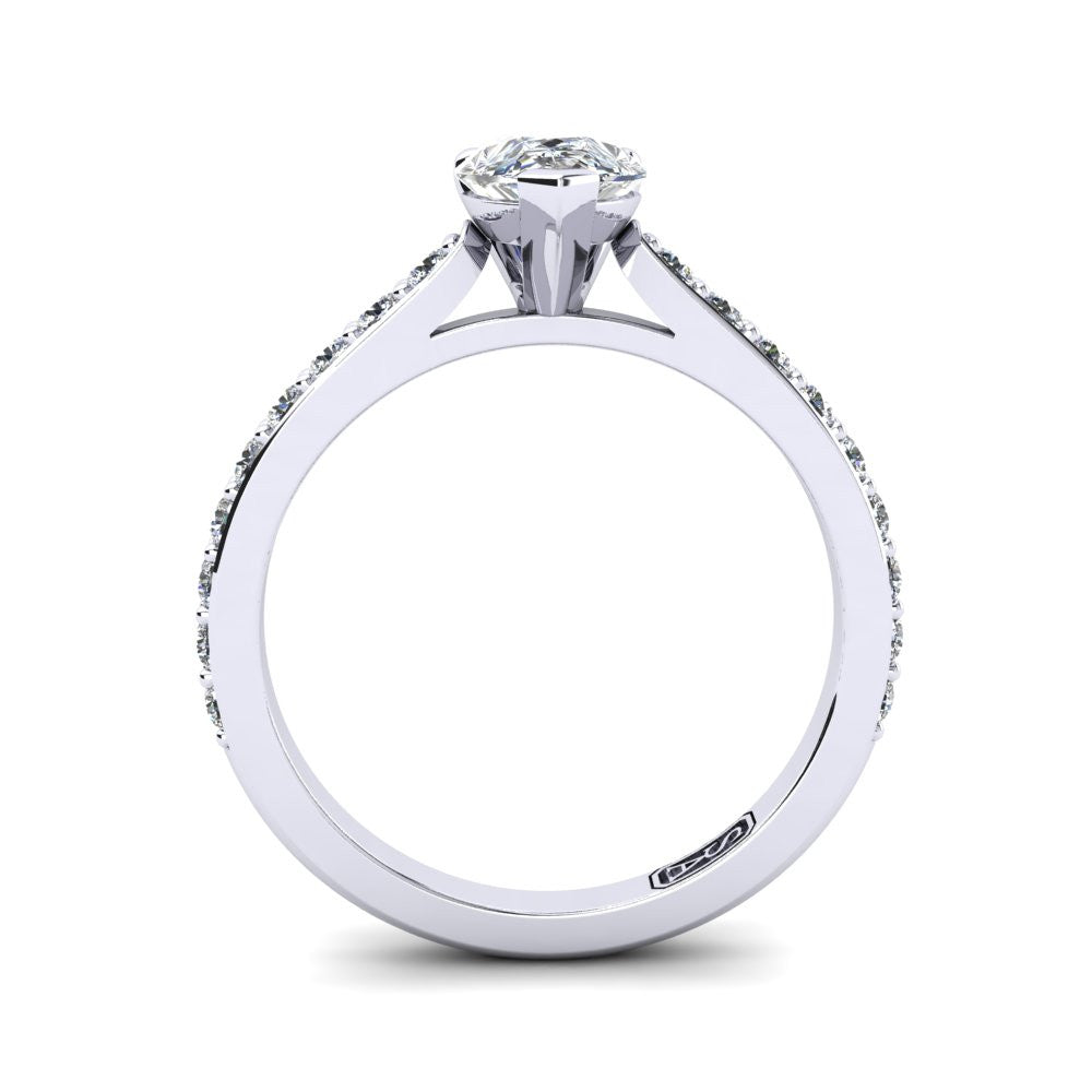 'Sasha' Pear Cut Engagement Ring