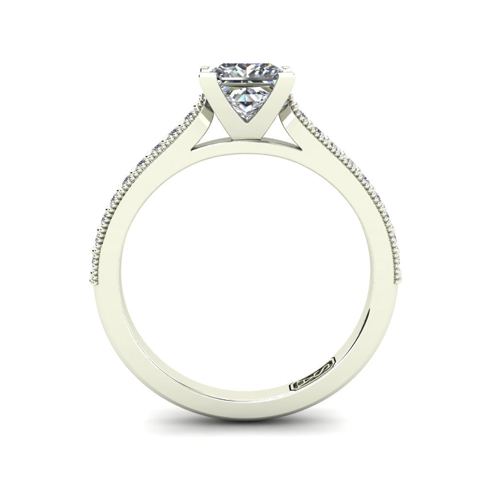 'Nadia' Princess Cut Engagement Ring