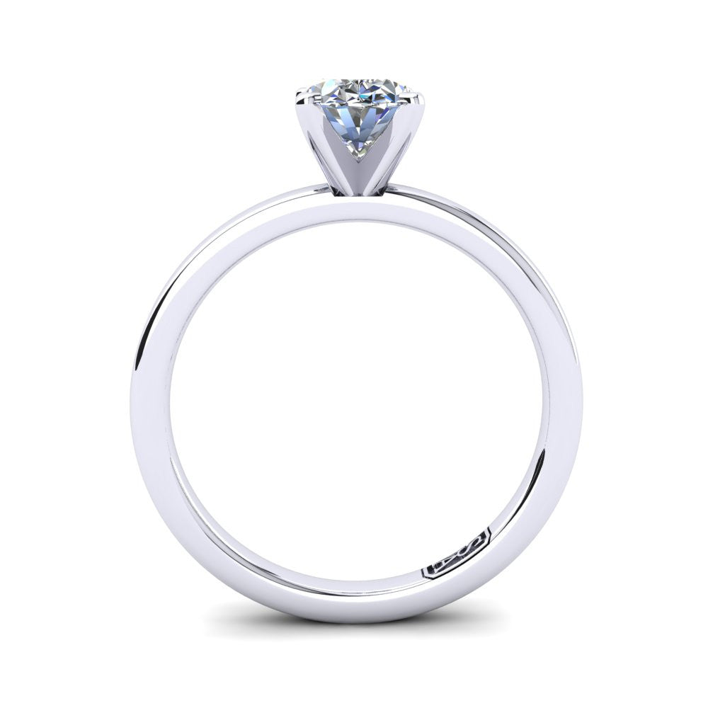 'Fiona' Oval Cut Engagement Ring