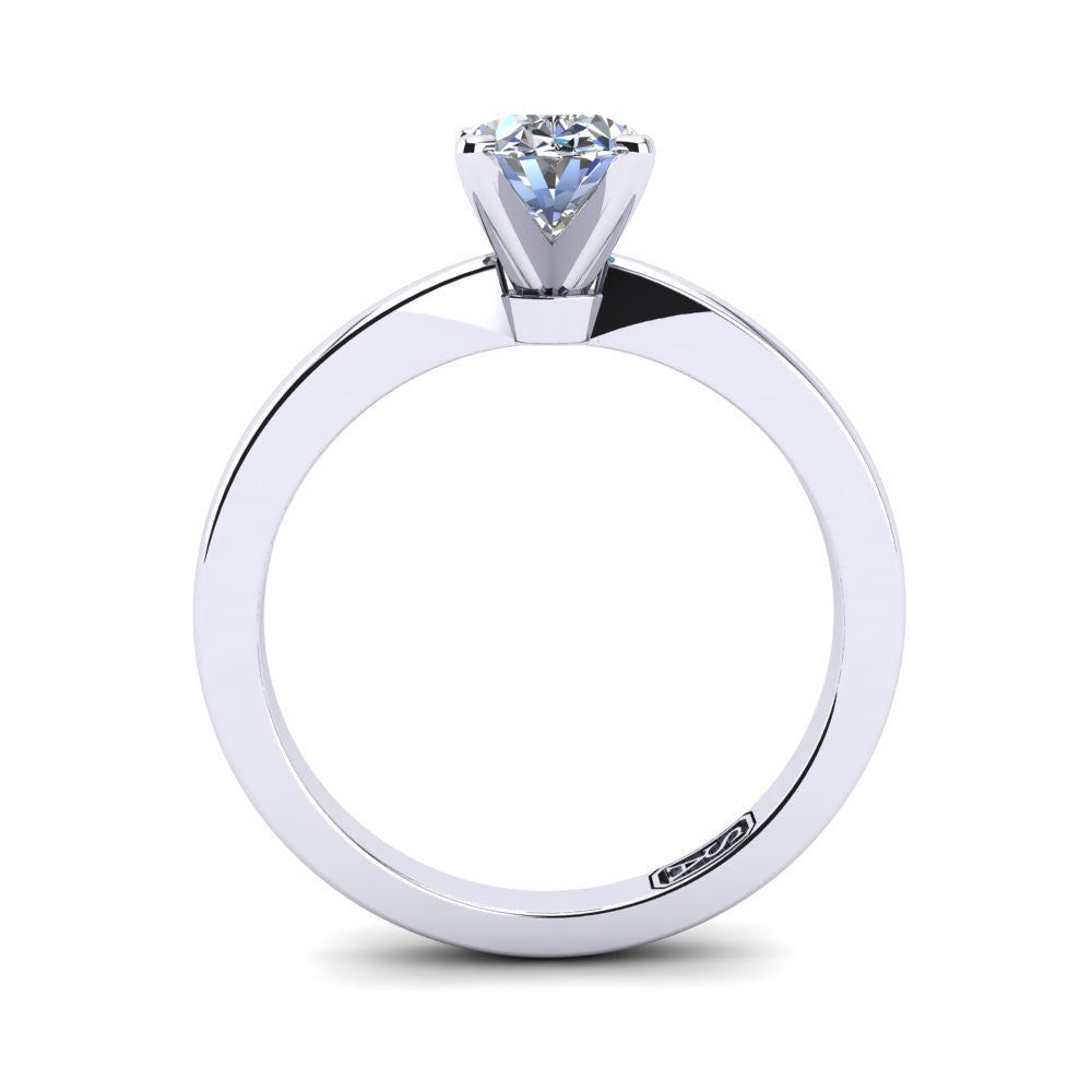 'Grace' Oval Cut Engagement Ring