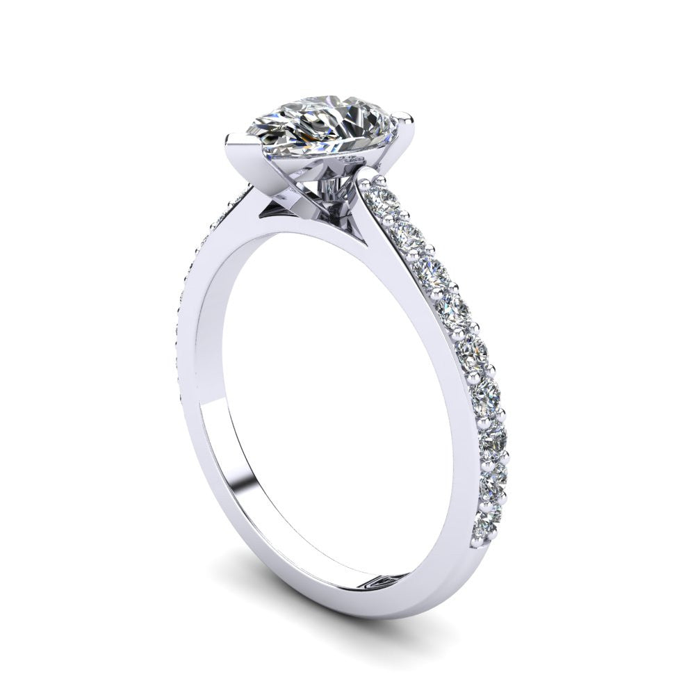 'Sasha' Pear Cut Engagement Ring