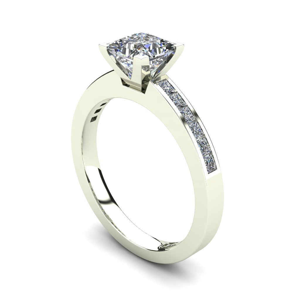 'Lydia' Princess Cut Engagement Ring