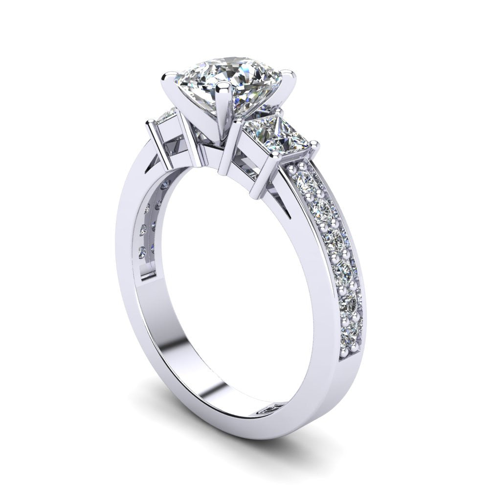 'Tayla' Cushion Cut Engagement Ring