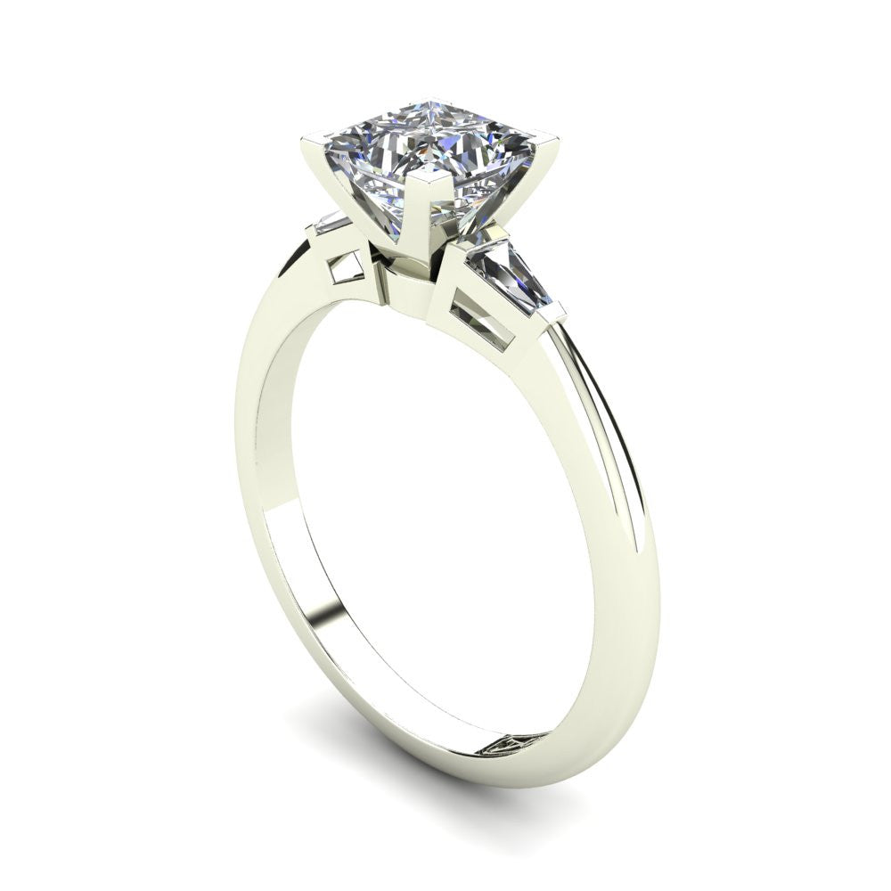 'Marni' Princess Cut Engagement Ring