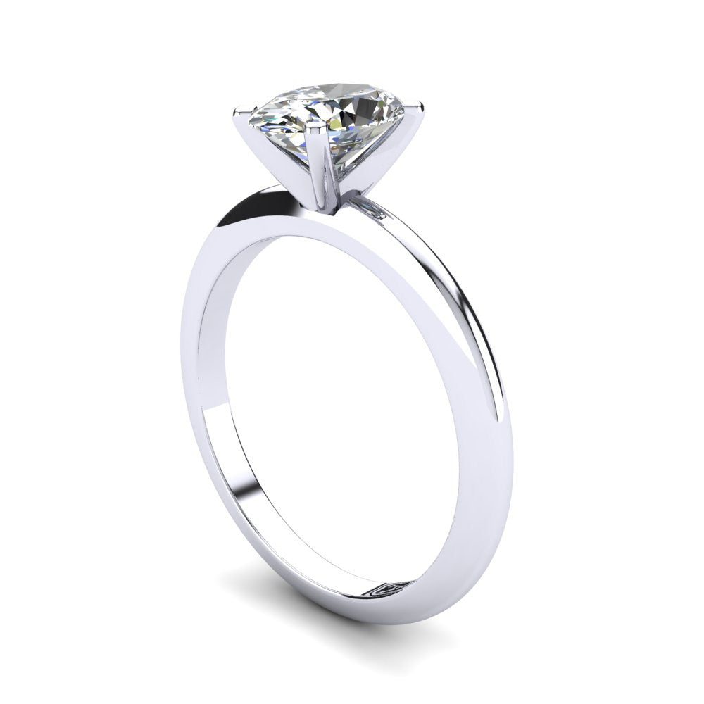 'Nicole' Oval Cut Engagement Ring