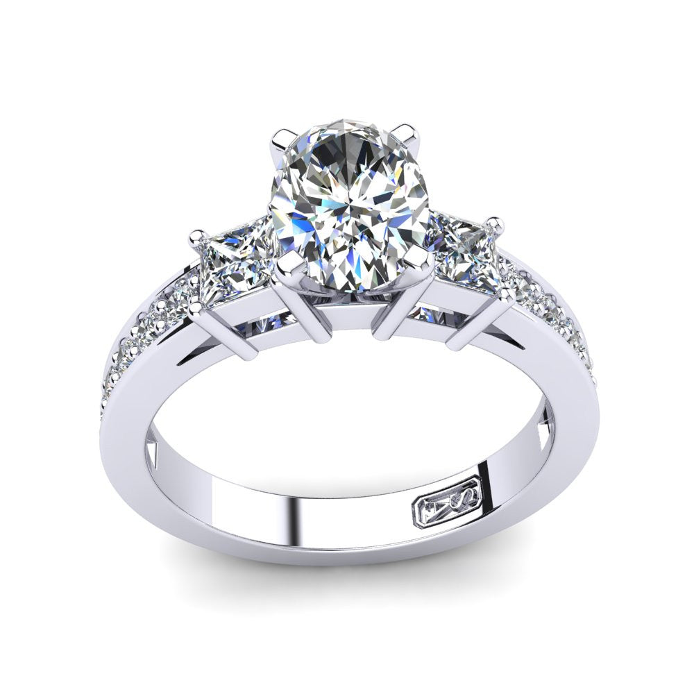 'Tayla' Oval Cut Engagement Ring