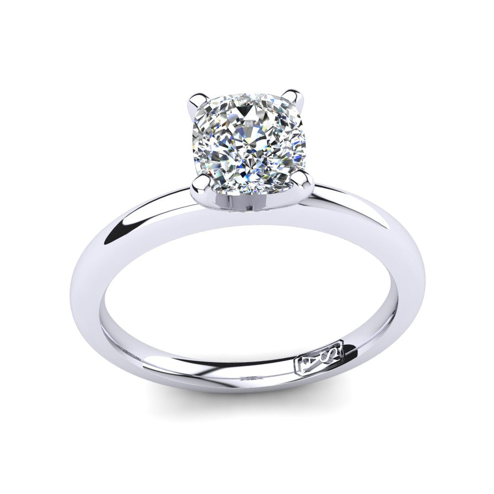 'Casey' Cushion Cut Engagement Ring