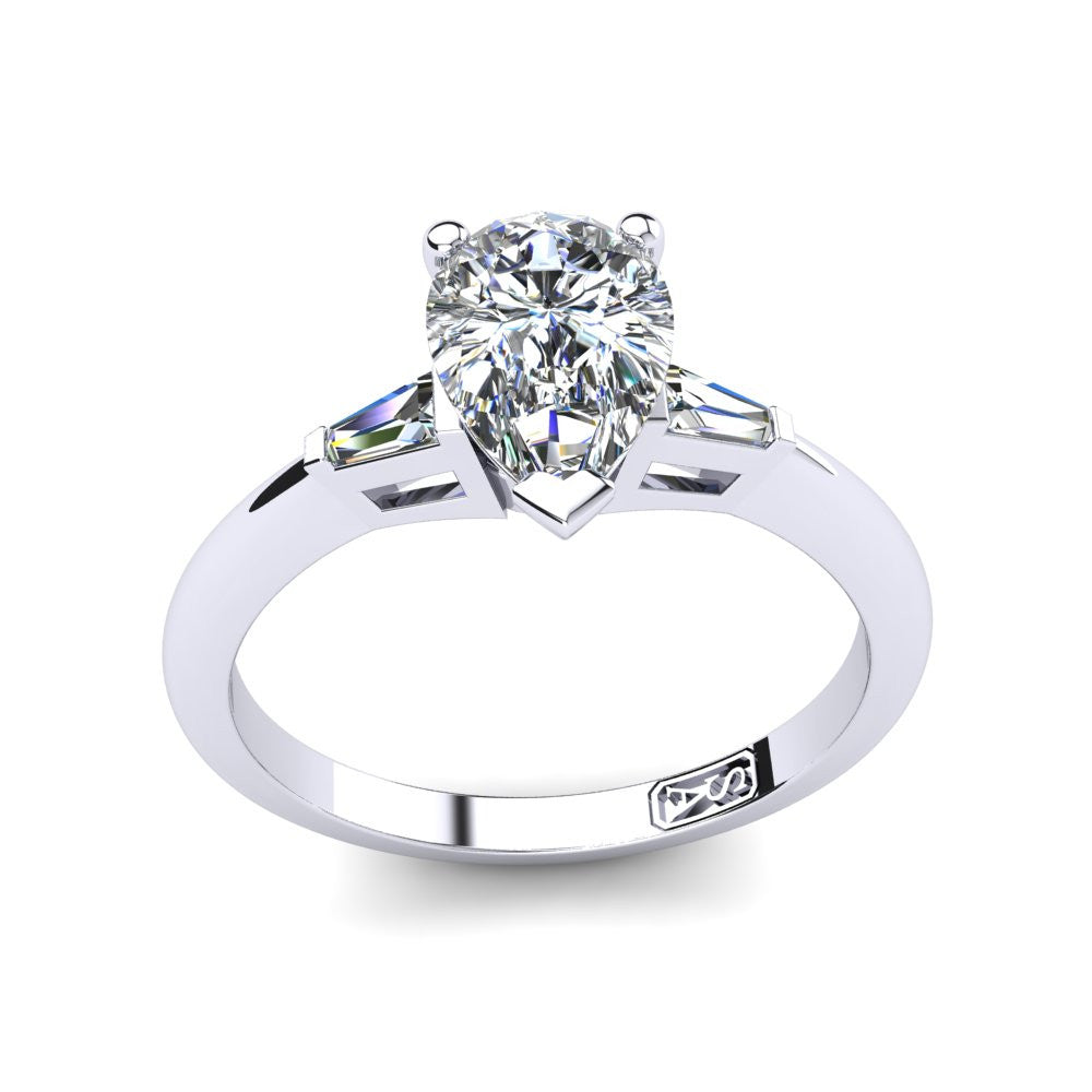 'Marni' Pear Cut Engagement Ring