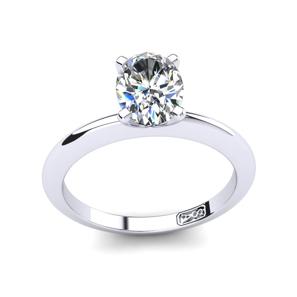 'Nicole' Oval Cut Engagement Ring