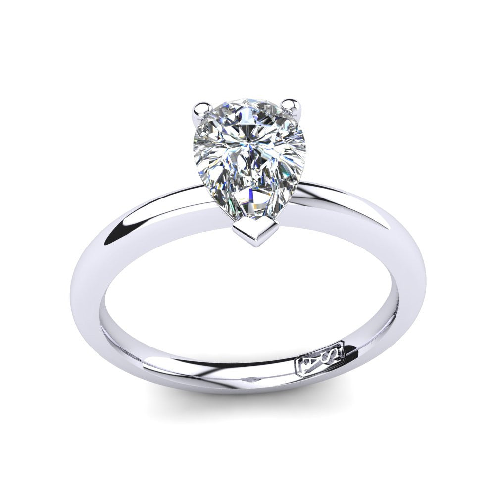 'Casey' Pear Cut Engagement Ring